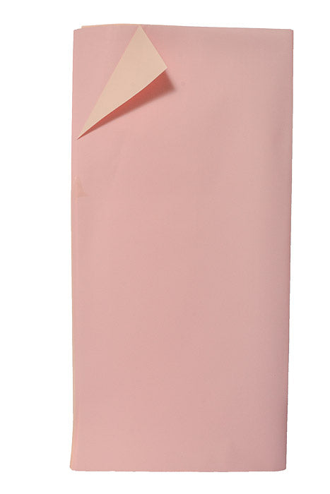 22.5" 2 Tone Waterproof Wrapping Paper Pink/Ivory Pkg/20