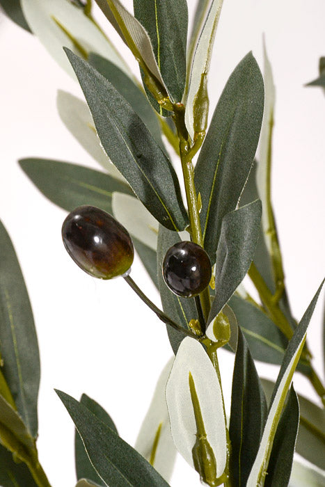 71" Artificial Olive Tree w/Pot Grey/Green