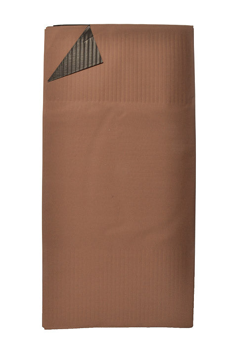 22.5" 2 Tone Waterproof Wrapping Paper Kraft/Black Pkg/20