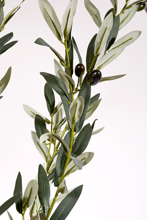 59" Artificial Olive Tree w/Pot Grey/Green