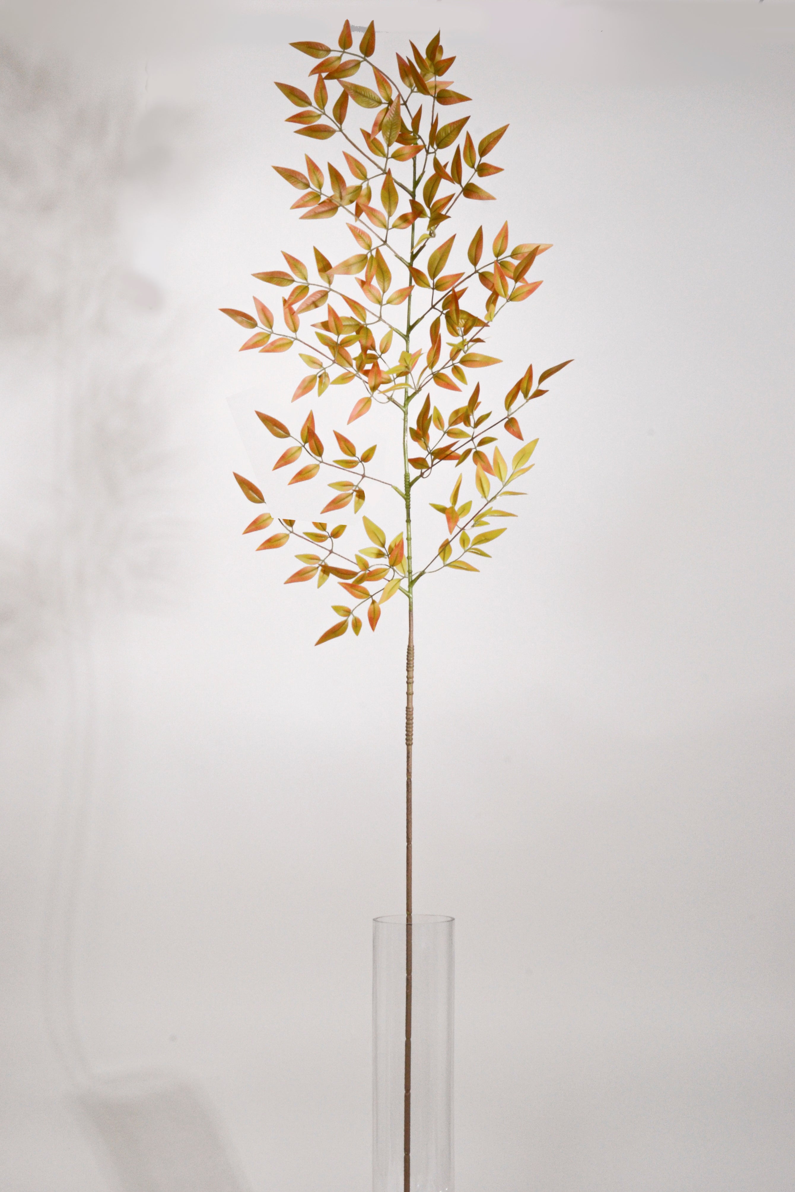 59" Silk Nandina Spray Brown