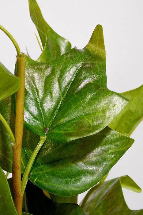 17" Artificial Garden Ivy Bush Green