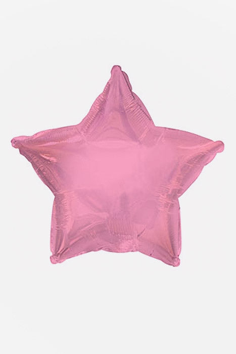 9" Start Foil Balloon Pink Pkg/25