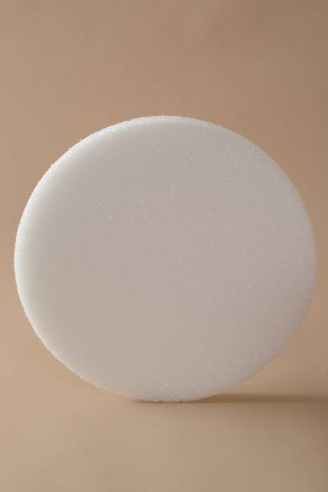 11.75" X 1" Styrofoam Disc White Pkg/3