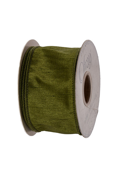 2-1/2" X 10Yds Wired Anisha Ribbon Ivy