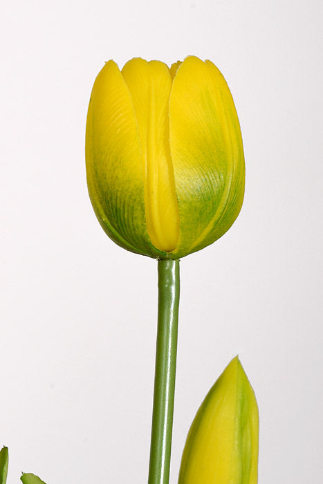 15.75" Artificial Tulip Bundle Yellow