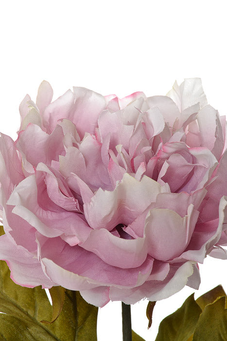 24" Silk Peony Spray Light Lavender