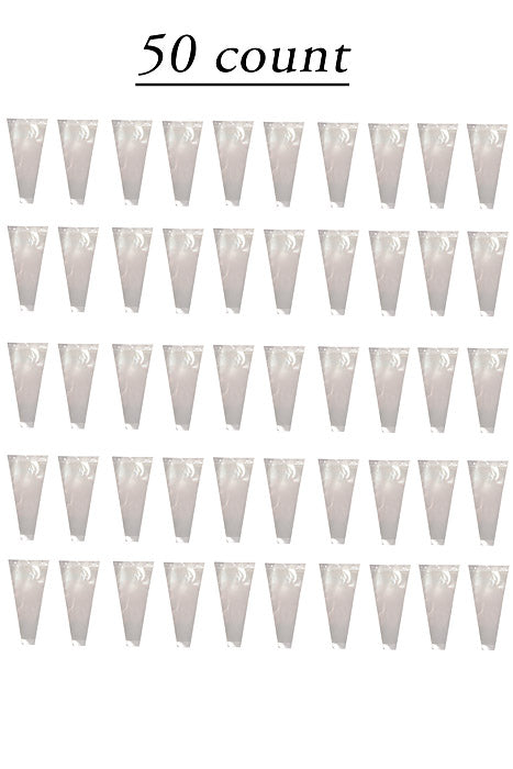 2.25" X 5.5" X 23.5" Floral Sleeves Clear Pkg/50