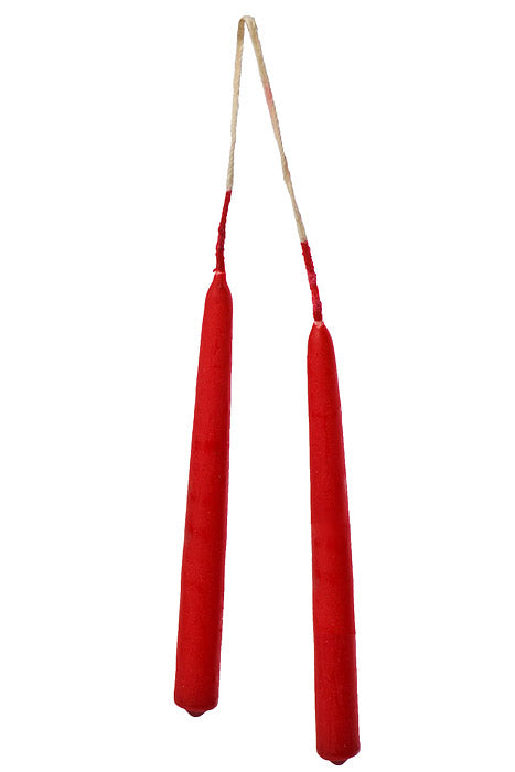 5" Joined Wick Candle Pkg/12 Red