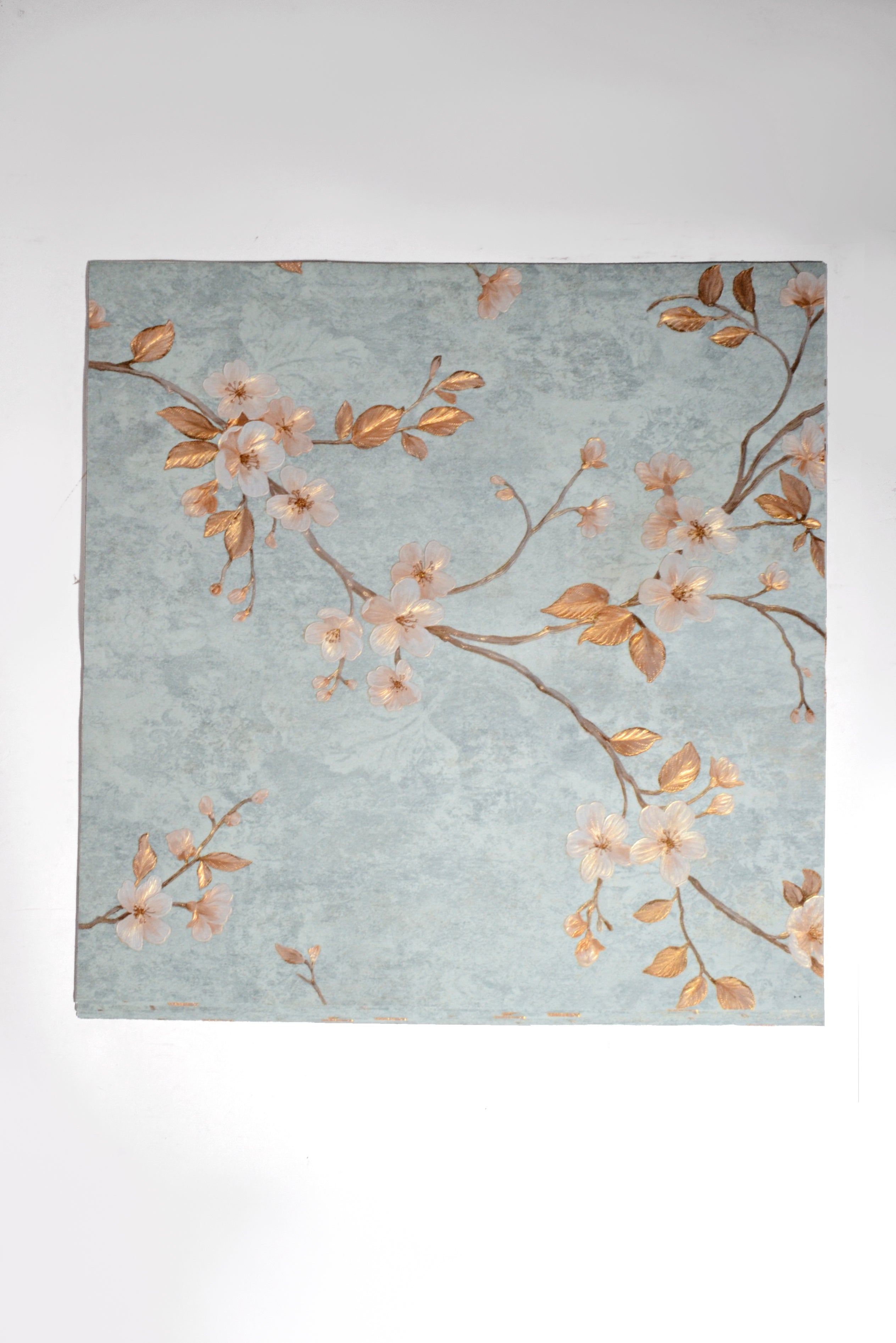 21" x 21" Flower Packaging Paper Light Green Pkg/10