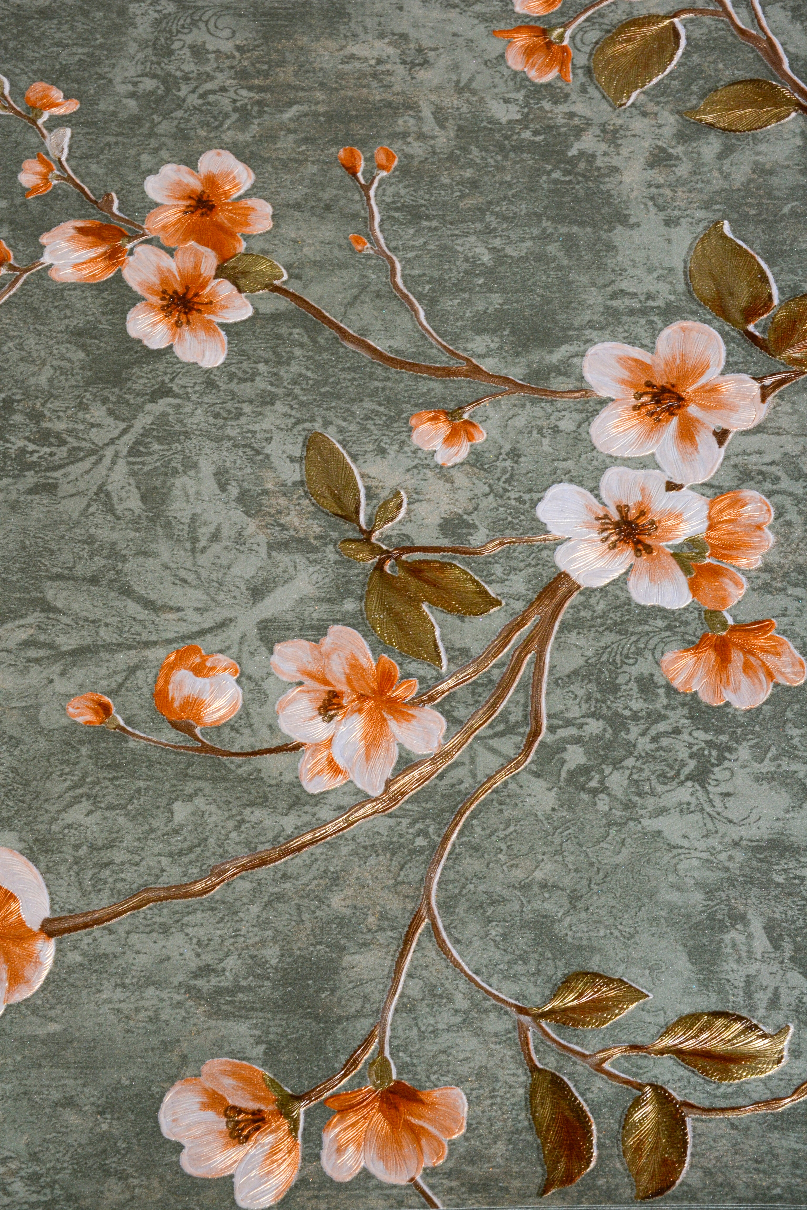 21" x 21" Flower Packaging Paper Green Pkg/10