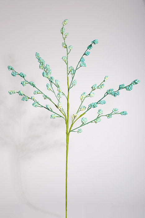 26" Artificial Mini Berry Spray Blue