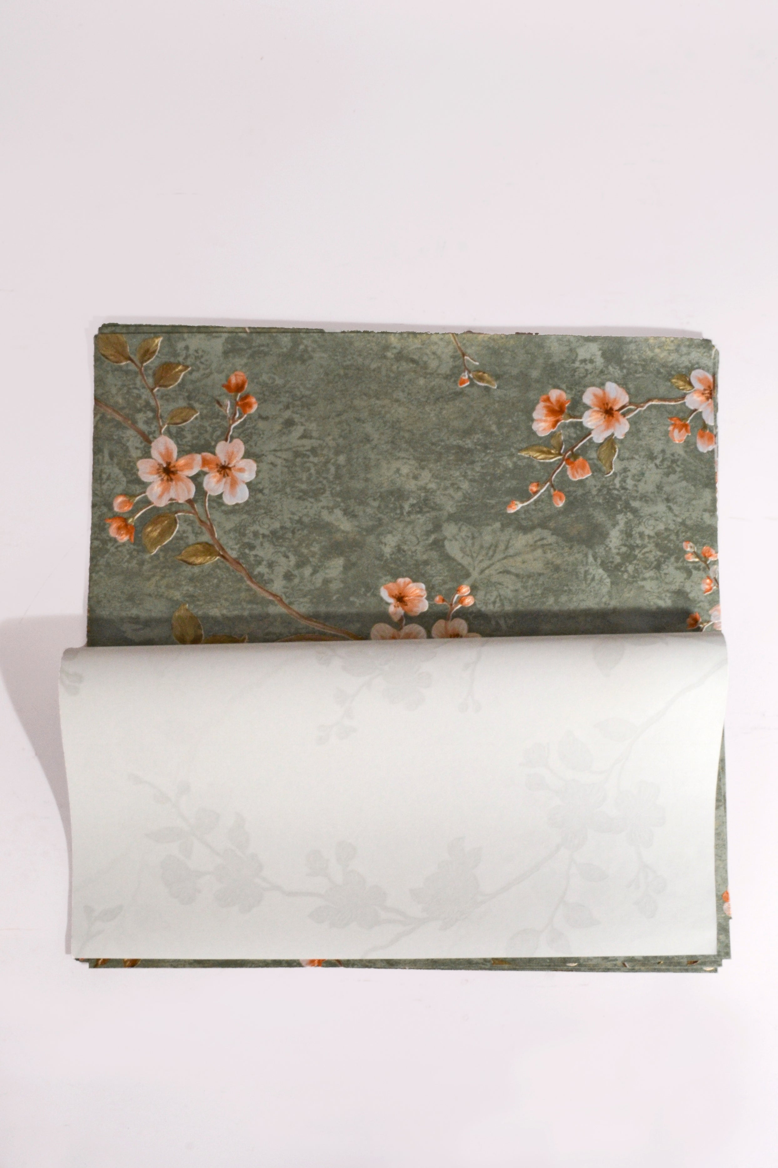 21" x 21" Flower Packaging Paper Green Pkg/10