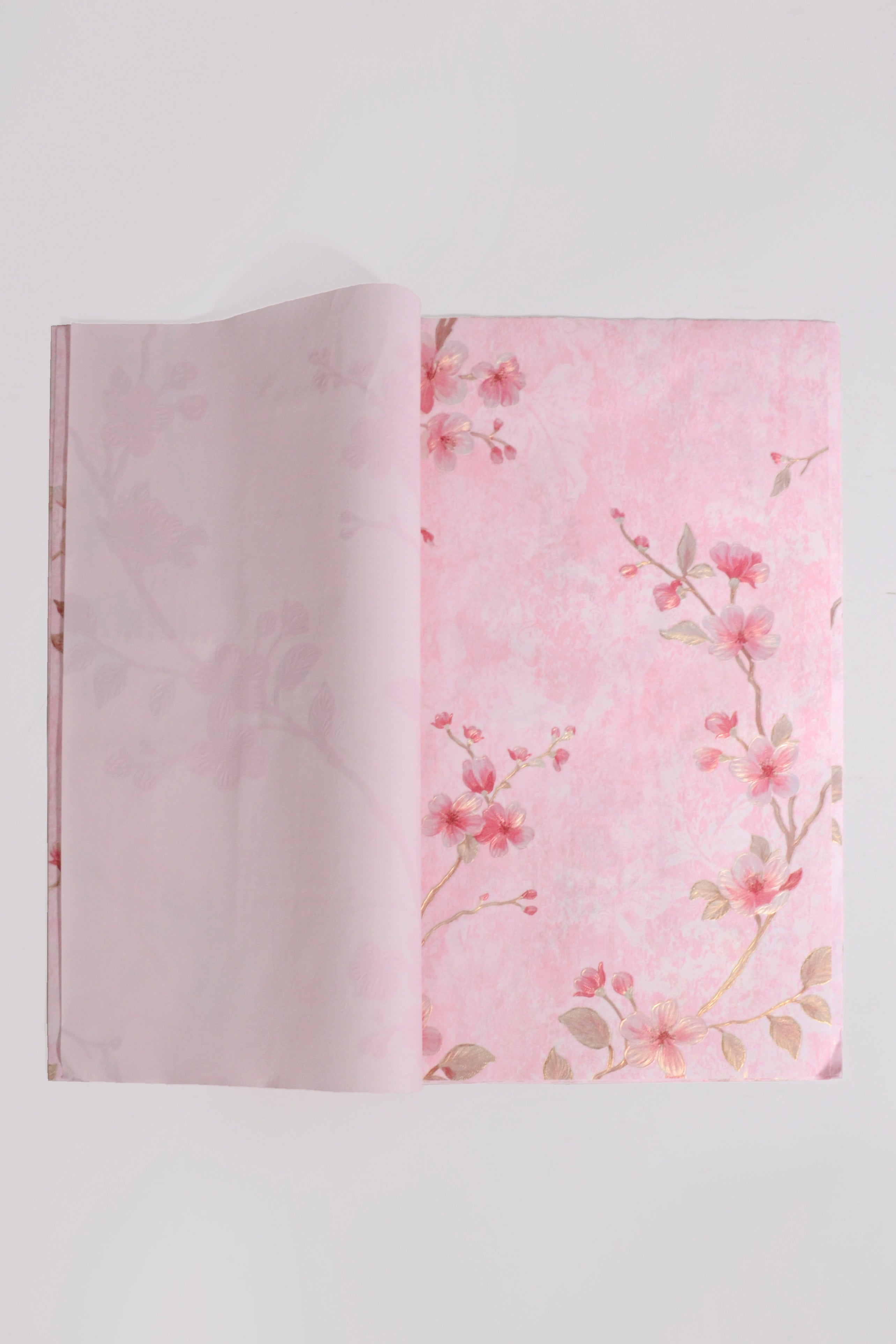 21" x 21" Flower Packaging Paper Pink Pkg/10
