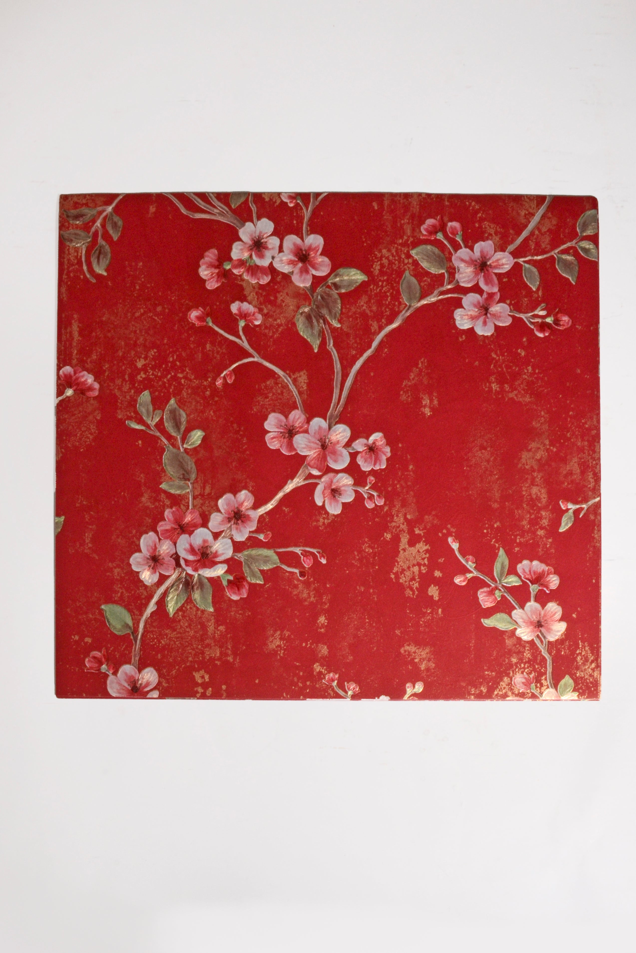 21" x 21" Flower Packaging Paper Red Pkg/10