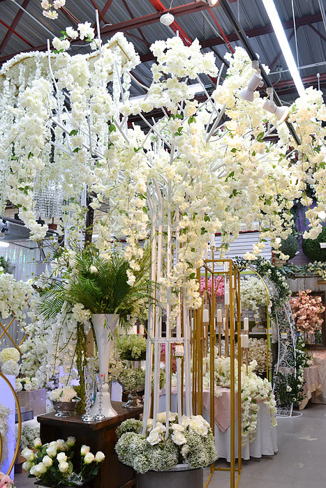 11Ft Metal Tree White