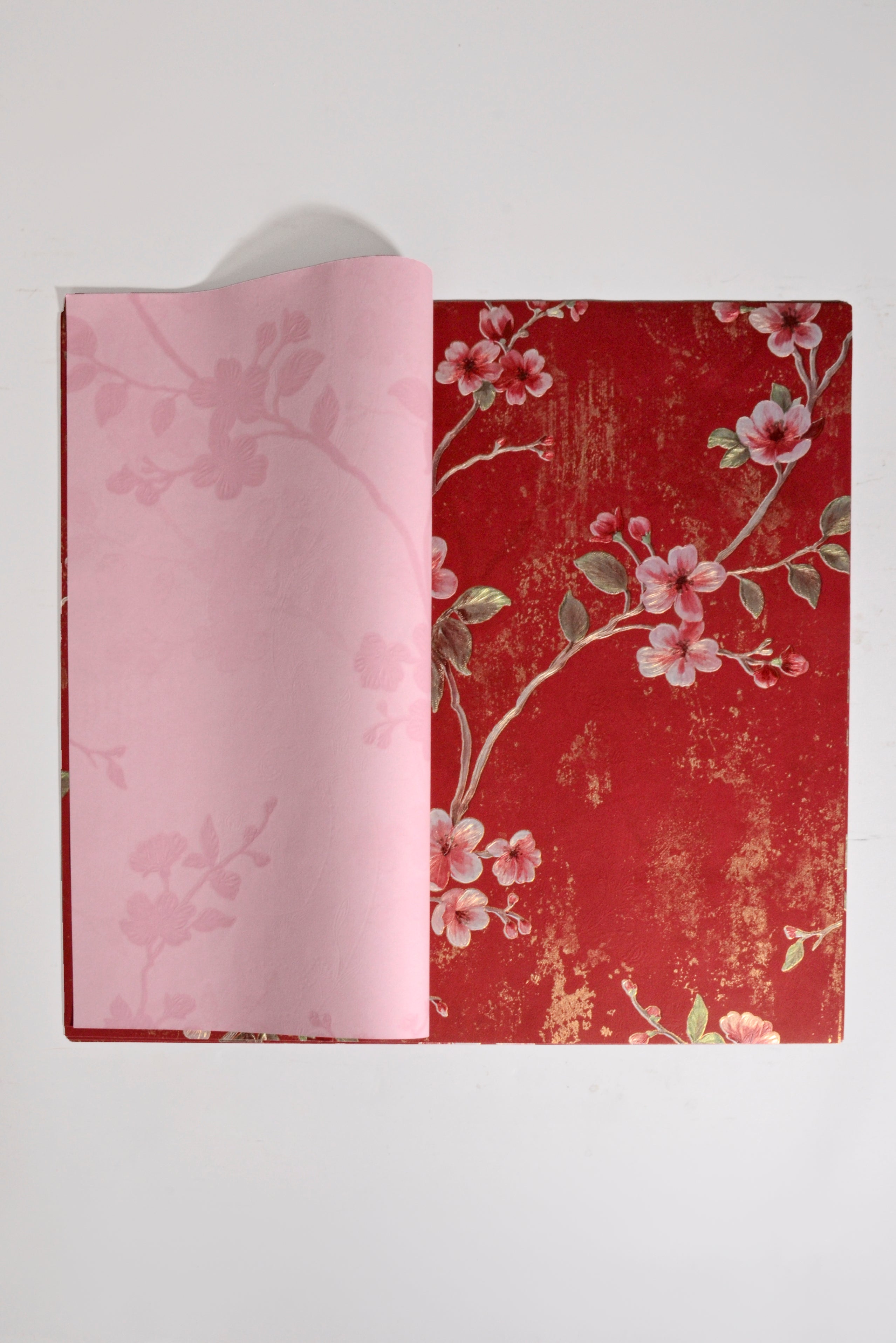 21" x 21" Flower Packaging Paper Red Pkg/10