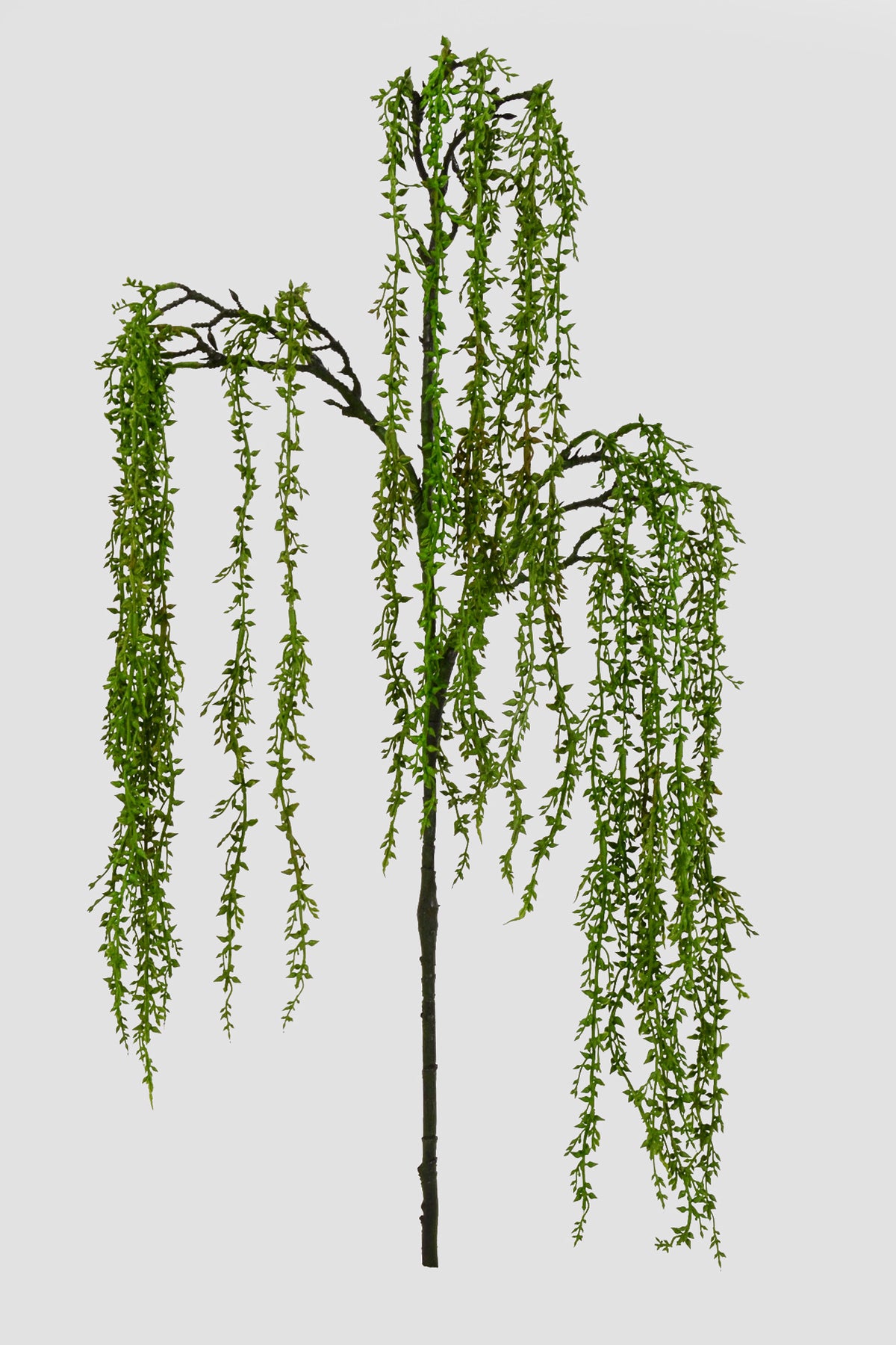 51" Artificial Hanging Willow Spray Green