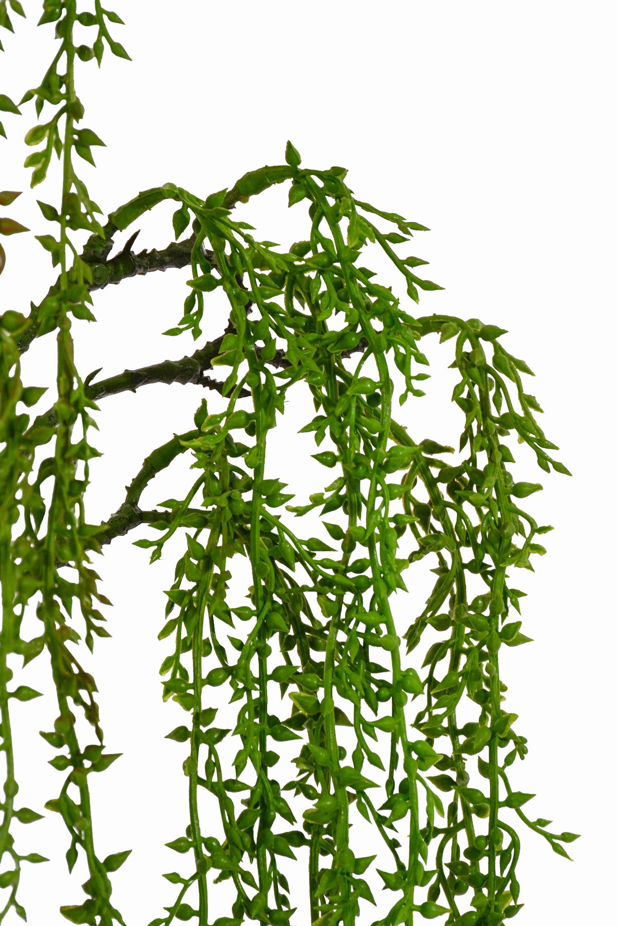 51" Artificial Hanging Willow Spray Green