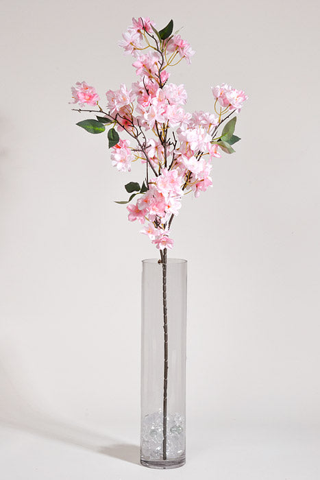 36" Silk Cherry Blossom Spray Pink