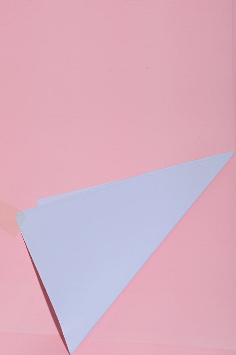 22.5" Two-Tone Waterproof Wrapping Paper Pink/Light Blue Pkg/20