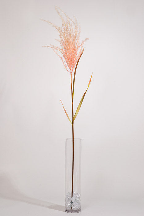 48" Artificial Reed Grass Spray Pink