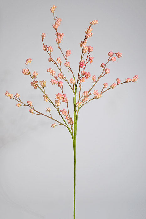 26" Artificial Mini Berry Spray Pink
