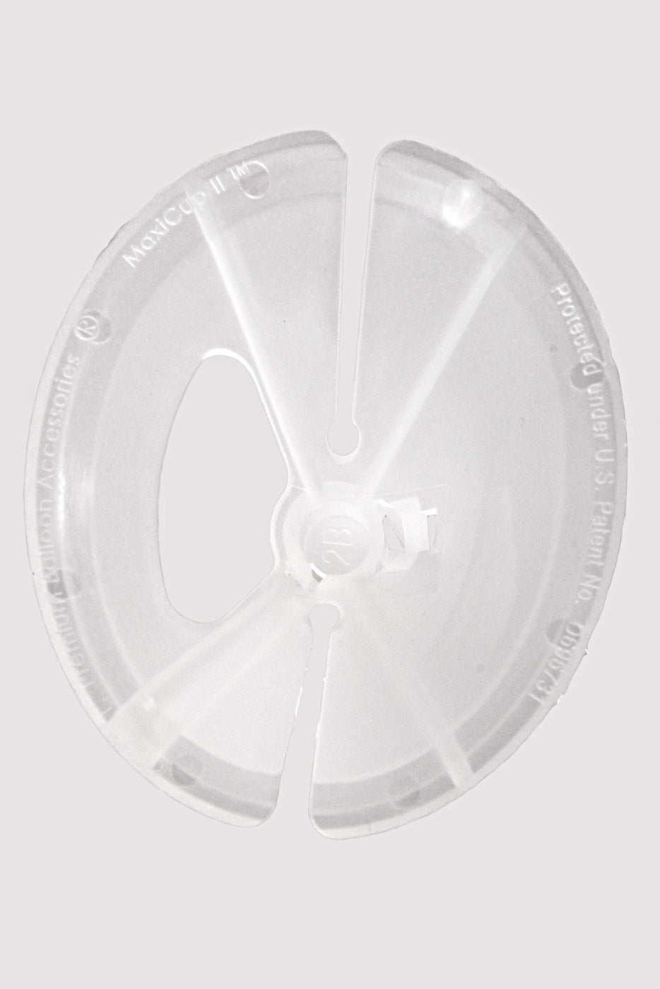 2.75" Plastic Maxi Balloon Cups Clear Pkg-25