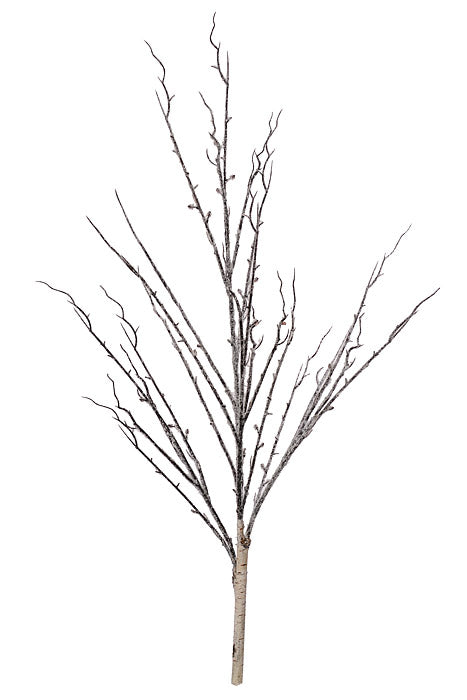 38" Snow Branch White/Natural