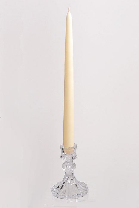 4" Glass Candle Holder Clear