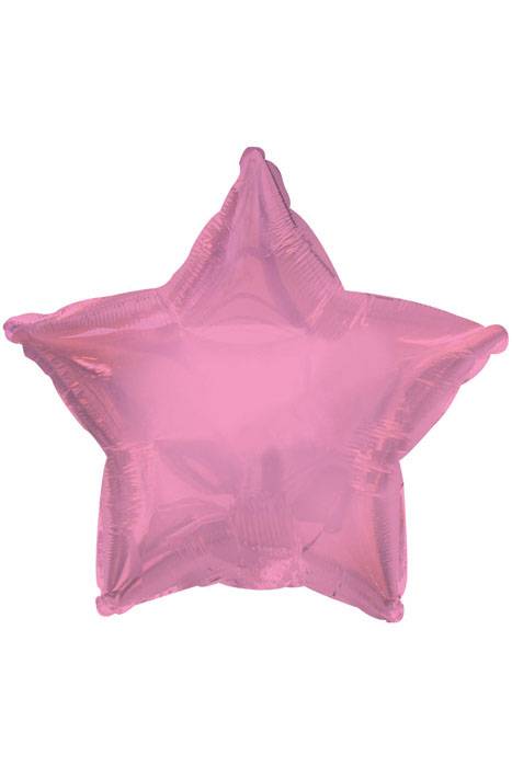 18" Foil Star Balloon Pink Pkg/10