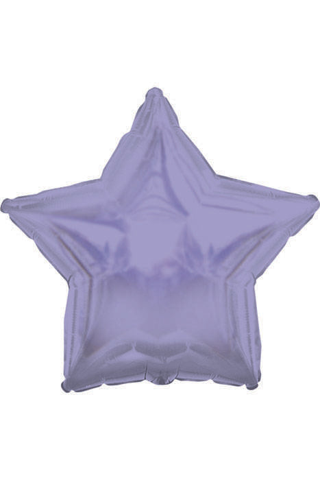 18" Foil Star Balloon Lavender Pkg/10