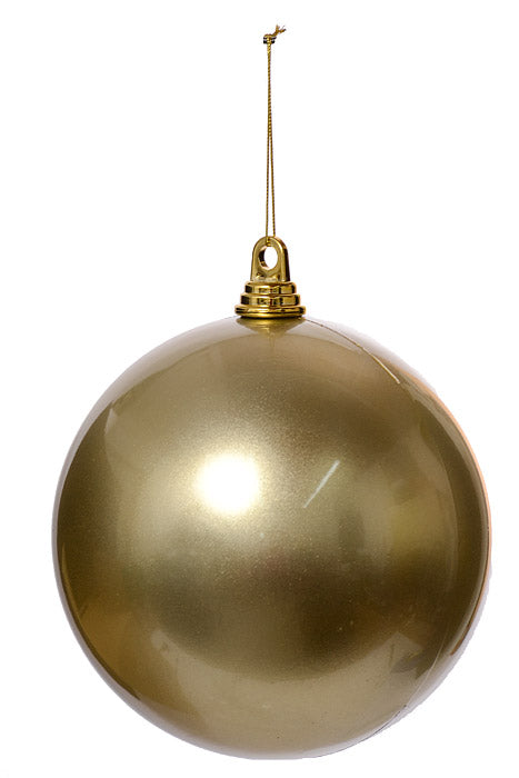200Mm Ornament Ball Champagne