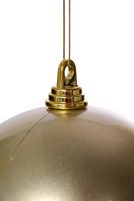 200Mm Ornament Ball Champagne