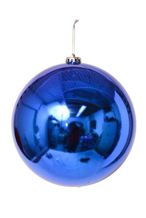 200mm Shiny Plastic Ball Royal Blue