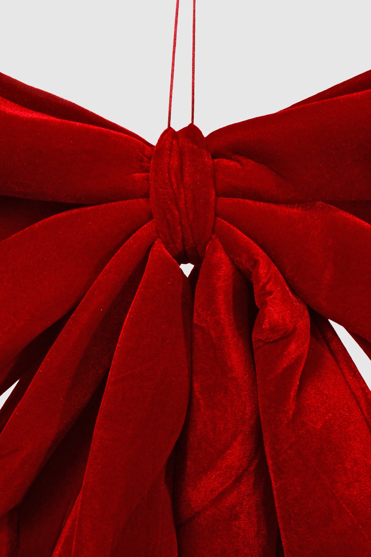 28" X 35" Velvet Bow Burgundy