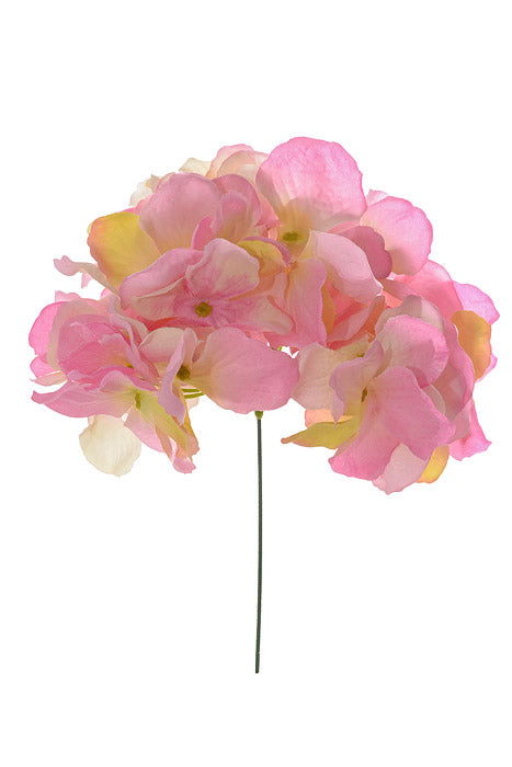 9" Silk Hydrangea Pick (Mauve Pink)