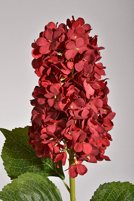 31.5" Silk Hydrangea Spray Red