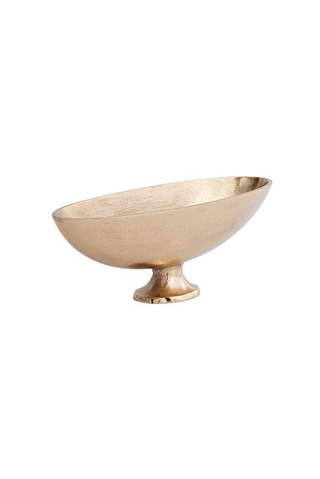 11" X 3.75" X 3.75" Charlize Compote Gold