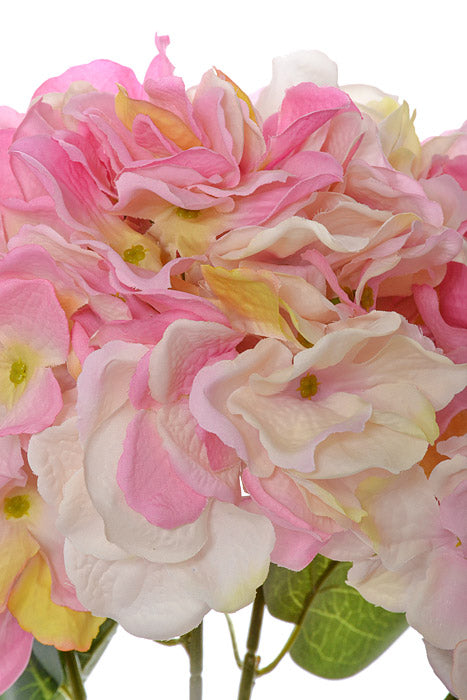 20" Silk Hydrangea Bush (Mauve Pink)