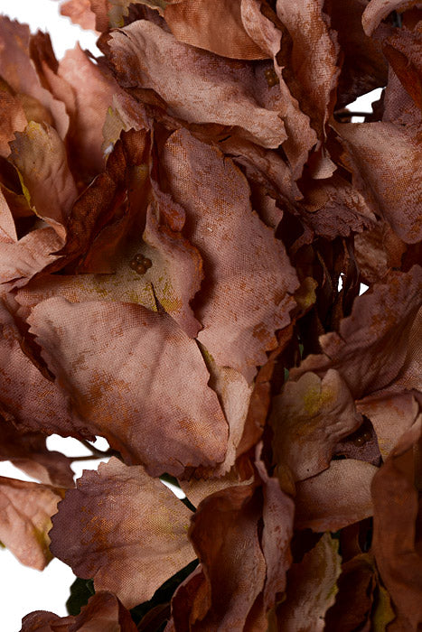 17.75" Silk Hydrangea Bush Mauve