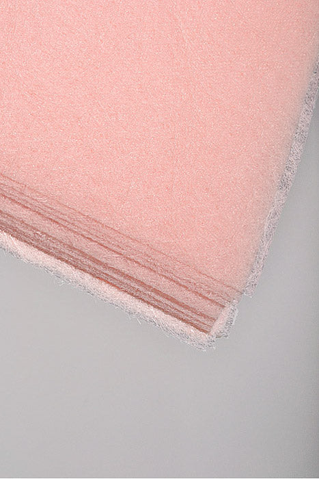 22.5" Non-Woven Fiber Tissue Sheet Soft Pink Pkg/15