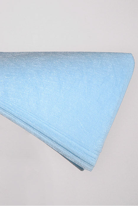 22.5" Non-Woven Fiber Tissue Sheet Light Blue Pkg/15