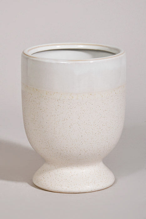 5" X 6.5" Laney Vase White