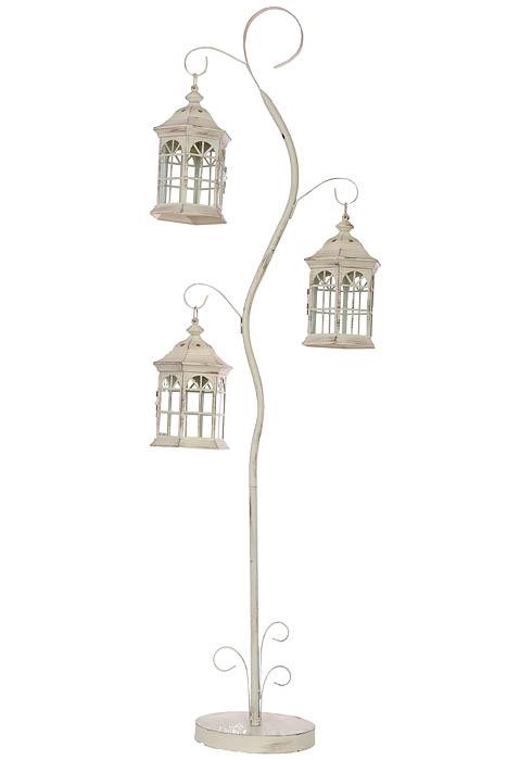 6ft Hanging Lantern Tree White