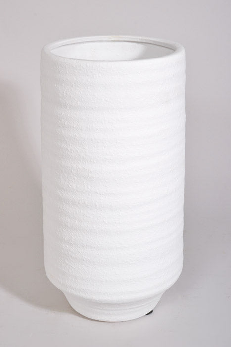 8" X 16" Andrade Vase White