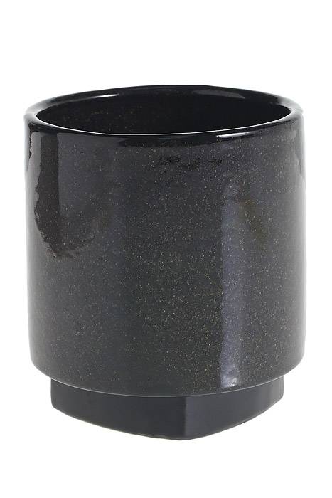 5" X 5.75" Croix Pot Black
