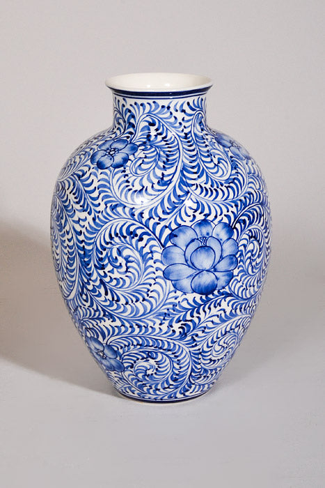 6.5" X 9.5" Eleanor Vase Blue