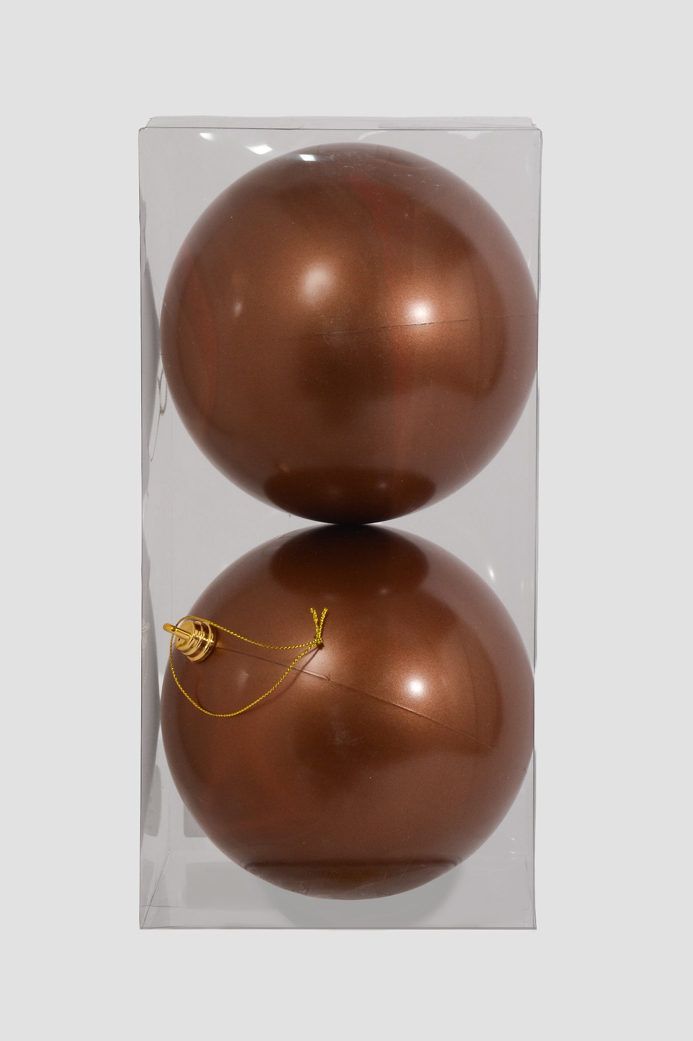 150MM Ornament Ball Matte Expresso Bx/2