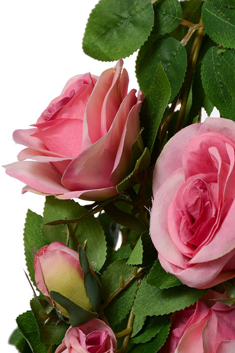 33.5" Rose Hanging Bush Pink